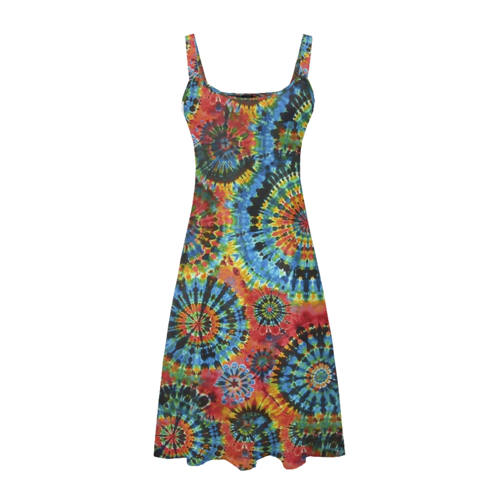 

Women's Floral Print Backless Camisole Dress for Summer Parties, Beach Days & Casual Wear in XS to 2XL Sizes