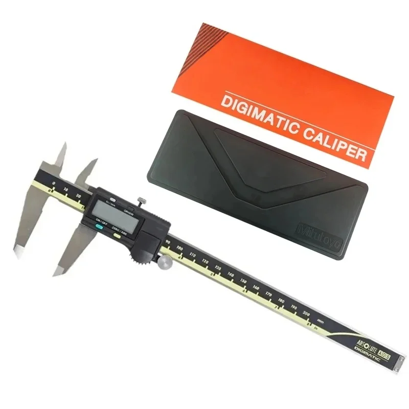 디지털 캘리퍼 LCD 전자 버니어 캘리퍼스 6인치 8인치 12인치 0-150mm 0-200mm 0-300mm 500-196-30 측정 도구 스테인리스 스틸
