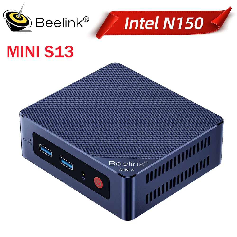 Beelink Mini S 13 ミニPC Intel N150 Beelink Mini S13 Mini PC,13th Intel Twin Lake-N150 (up to 3.6GHz