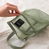 Mesh Makeup Toiletry Storage Bags Handbags Portable Travel Washing Body Shower Tools Organizer Hanging Cosmetic Organizer Pouch 5