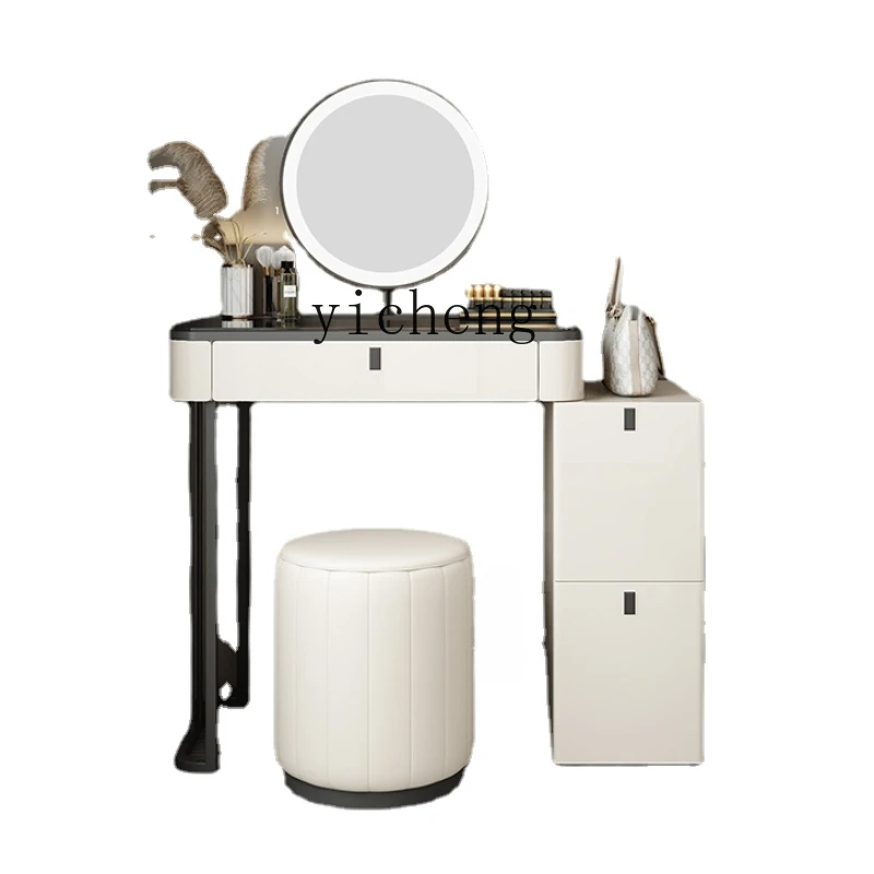 

ZC Minimalist Dressing Table Storage Cabinet Integrated Master Bedroom Modern Minimalist Small Apartment High Sense Makeup Table