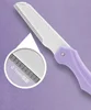 Private Label 3Pcs/Set Makeup Tools Portable Eyebrow Trimming Set Eyebrow Razor Eyebrow Scissors with Comb 2