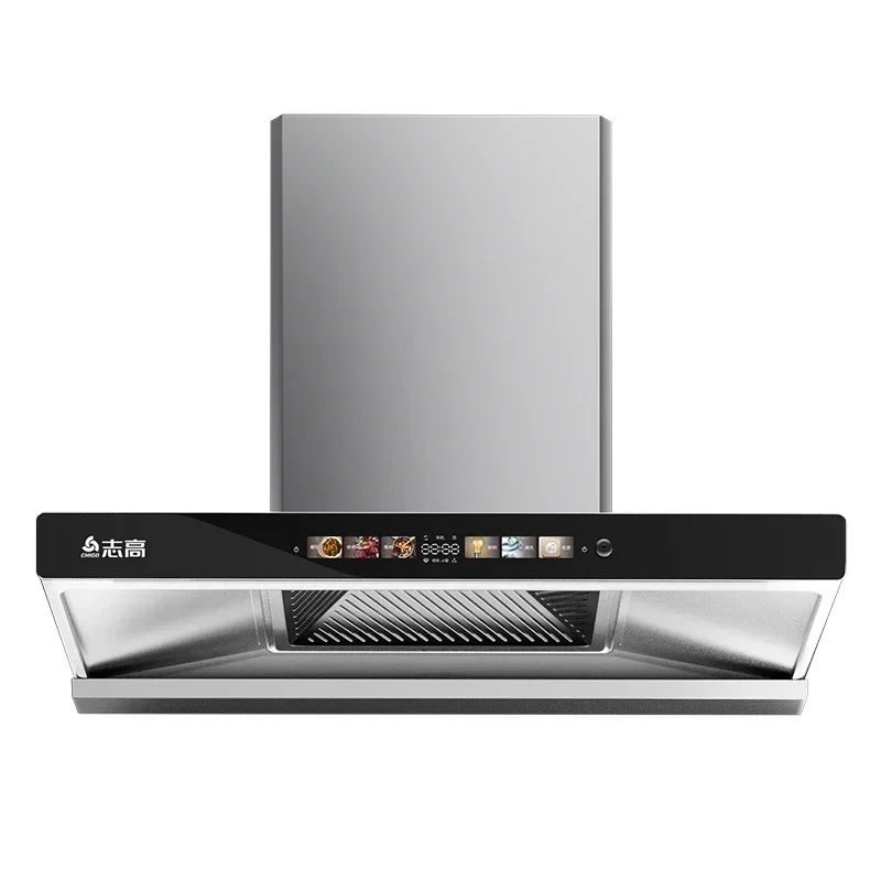Top Suction Range Hood for Household Kitchen - T-Type, Large Suction, European Style Oil Suction Machine with Automatic Cleaning 3