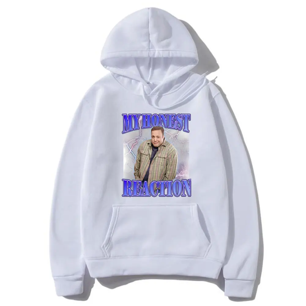 My Honest Reaction Graphic Hoodie Funny Men's Casual Oversized Sweatshirt Male Fashion Oversized Streetwear Male Vintage Hoodies