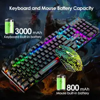 MAMBASNAKE x ZIYOU LANG T3 Wireless Gaming Keyboard and Mouse Combo Rainbow Backlight - Image 5