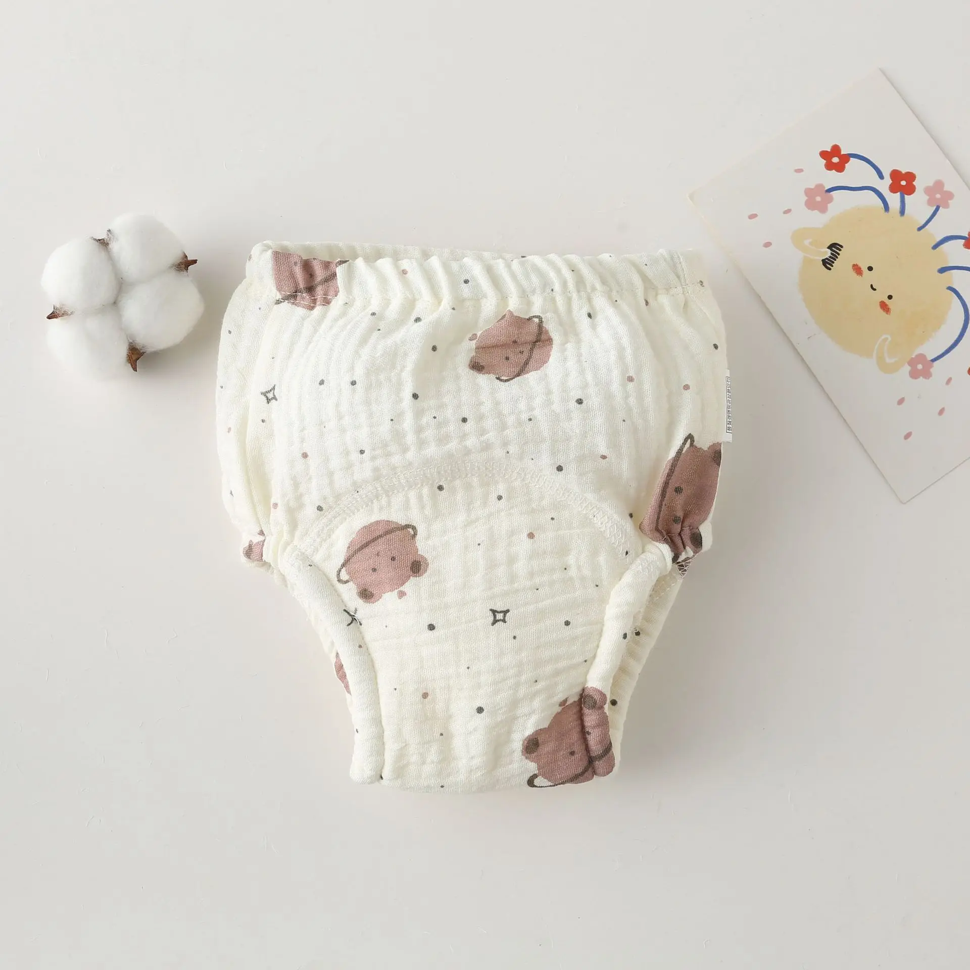 Cotton Baby Waterproof Reusable Training Shorts and Nappies