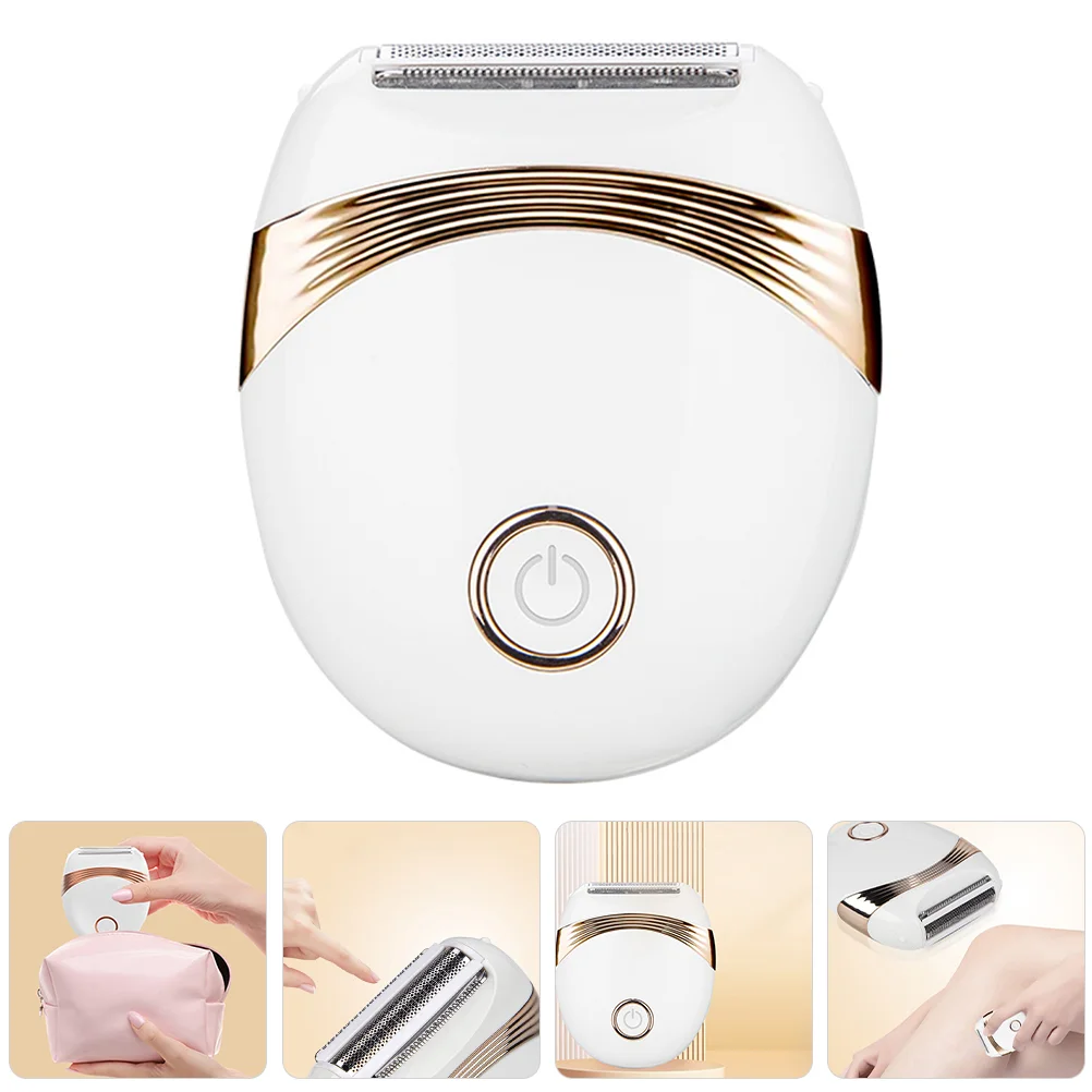 

Электрический эпилятор, бритва, устройство для удаления волос на всем теле, мини-триммер для девочек (жемчужно-белый), бритва