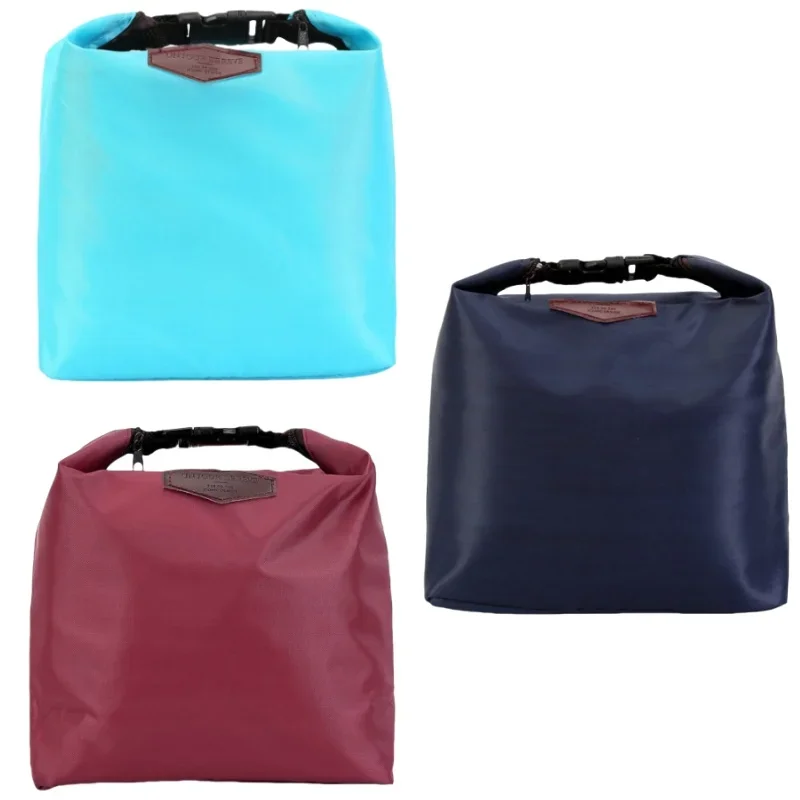 Lunch cooler bag thermal insulated lunch bag portable oxford cloth cooler lunchbox storage bag carry picnic food tote insulation package 1pc