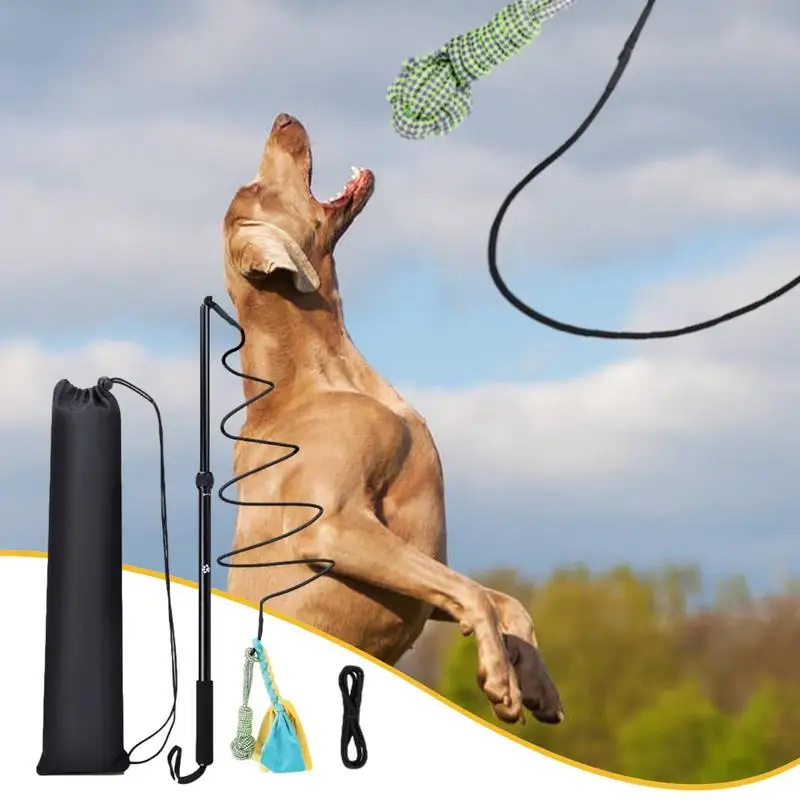 

Dog Teasing Stick Portable Kitten Funny Catcher Interactive Cat Teaser Telescopic Fishing Pole Wand For Kittens Puppy Pet