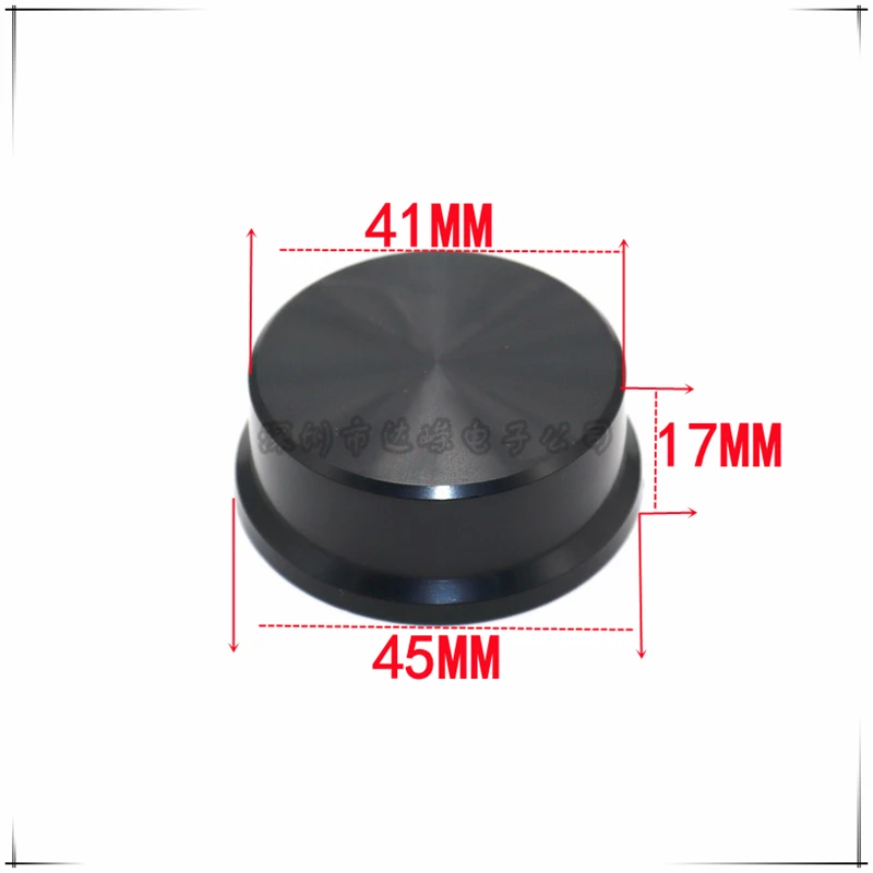 2PCS 45*17mm plastic plated knob Potentiometer knob Amplifier volume adjusting Flower Shaped Inner Hole 6mm potentiometer knob cap