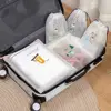 Cartoon Animal Storage Bags Transparent PE Travel Bundle Pocket Hanging Bags Shoes Package Drawstring Bag 5
