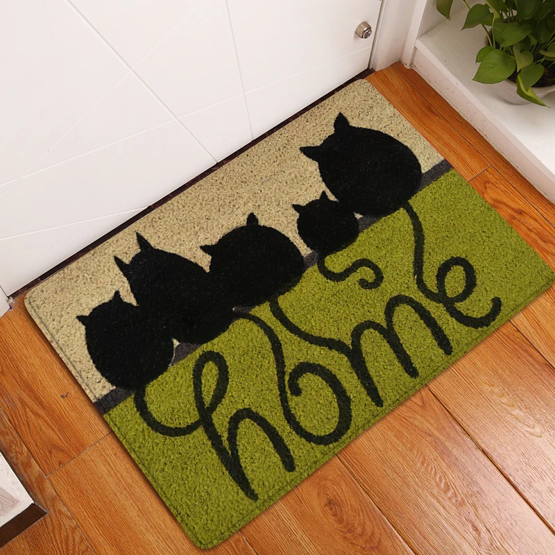 Kitchen Carpet Floor Mats for Living Room Welcome Mat Animal Cute Cat Doormats Kitchen Mat Bathroom Anti-Slip Rug Door Carpet floor mat bathroom floor mat bathroom mat kitchen mat bath mat anti slip mat toilet mat