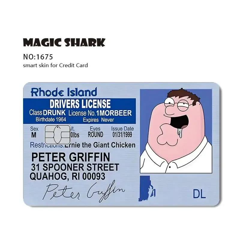 thumbnail image 1 of Elegante funda con pegatina de película y diseño de Yogioh Pikachu Star Mclovin Bitcoin para tarjetas de crédito, débito, pequeñas y grandes, 1 of 5