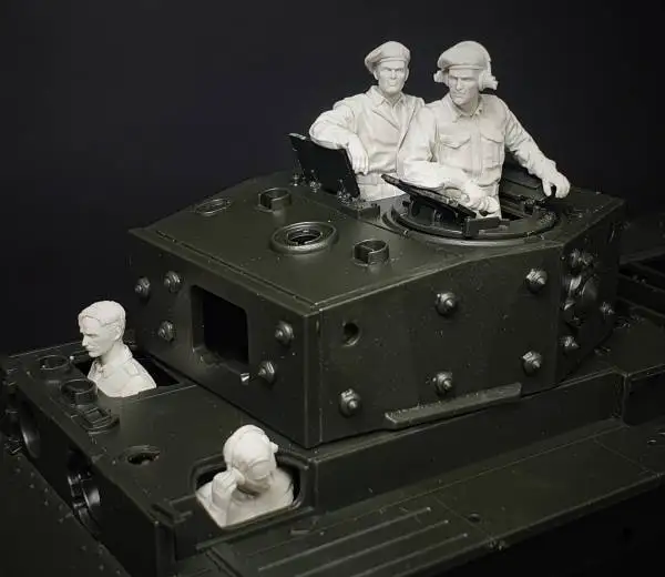 

1/35 Resin Model Figure GK ,4 Figure , Unassembled and unpainted kit