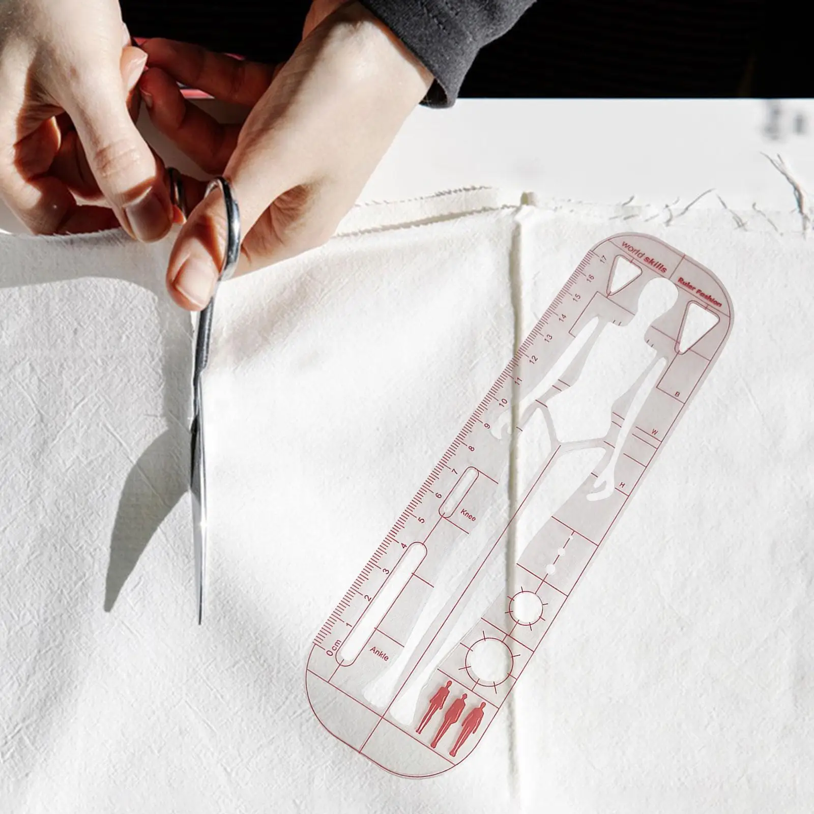 Template Ruler Sewing Ruler Fashion Illustration Rulers, Sewing Humanoid Patterns Design for suits Tailors Dresses Designers