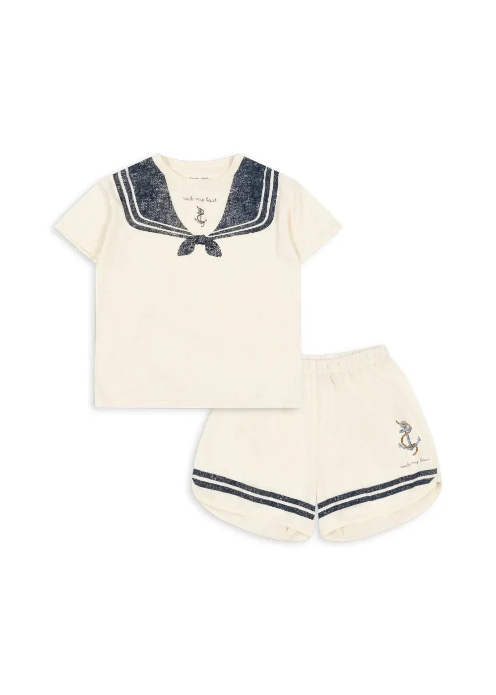 KS Summer Baby Girls Cherry T-shirts Overalls Kids Cotton Clothes Boys Cartoon T Shirts Shorts Suits Children's Homewear