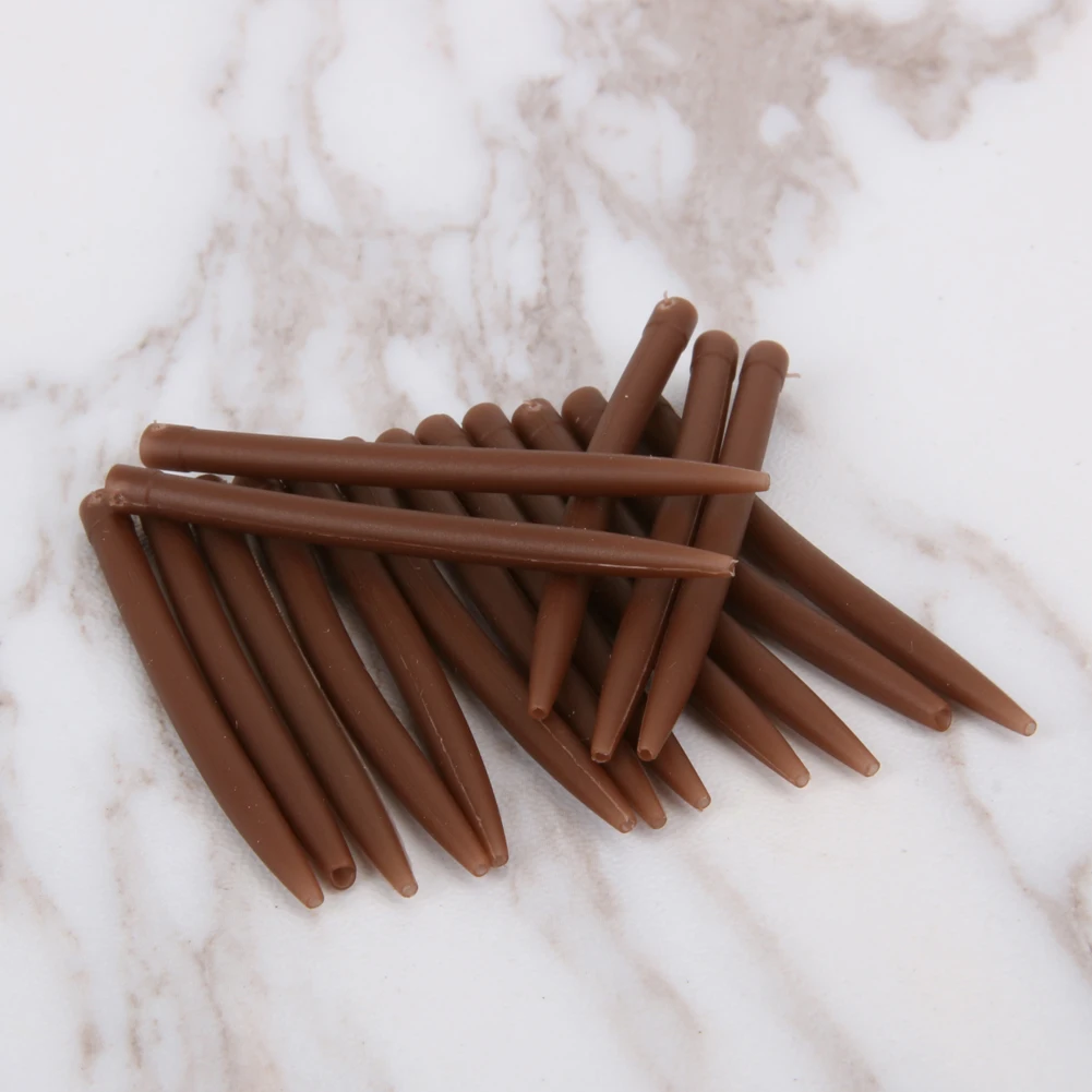 20-100PCS Quick Change Swivel Tail Rubber Anti Tangle Sleeves Carp Fishing Accessories Lead Clip for Carp Rigs Coarse Fishing Ta