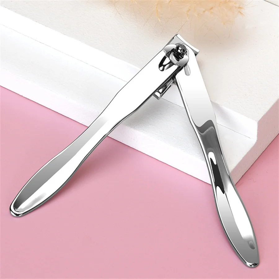 Anti Splash Large Stainless Steel With Rotatable 360 ° Nail Clippers Manicure Tools Foot Repair Tools Personal Care Tools 6