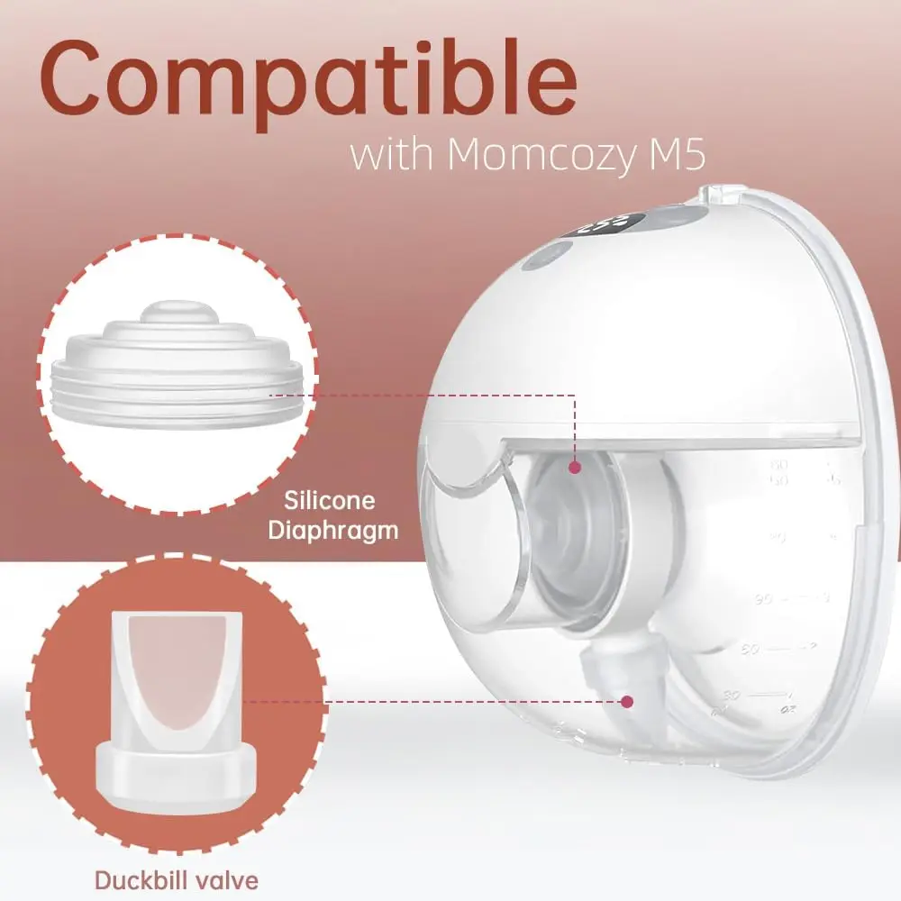 Silicone Diaphragm Compatible with Momcozy M5, Replacement M5 Pump Parts Accessories Made by Tbuymax, Not Original Momcozy Pump 2