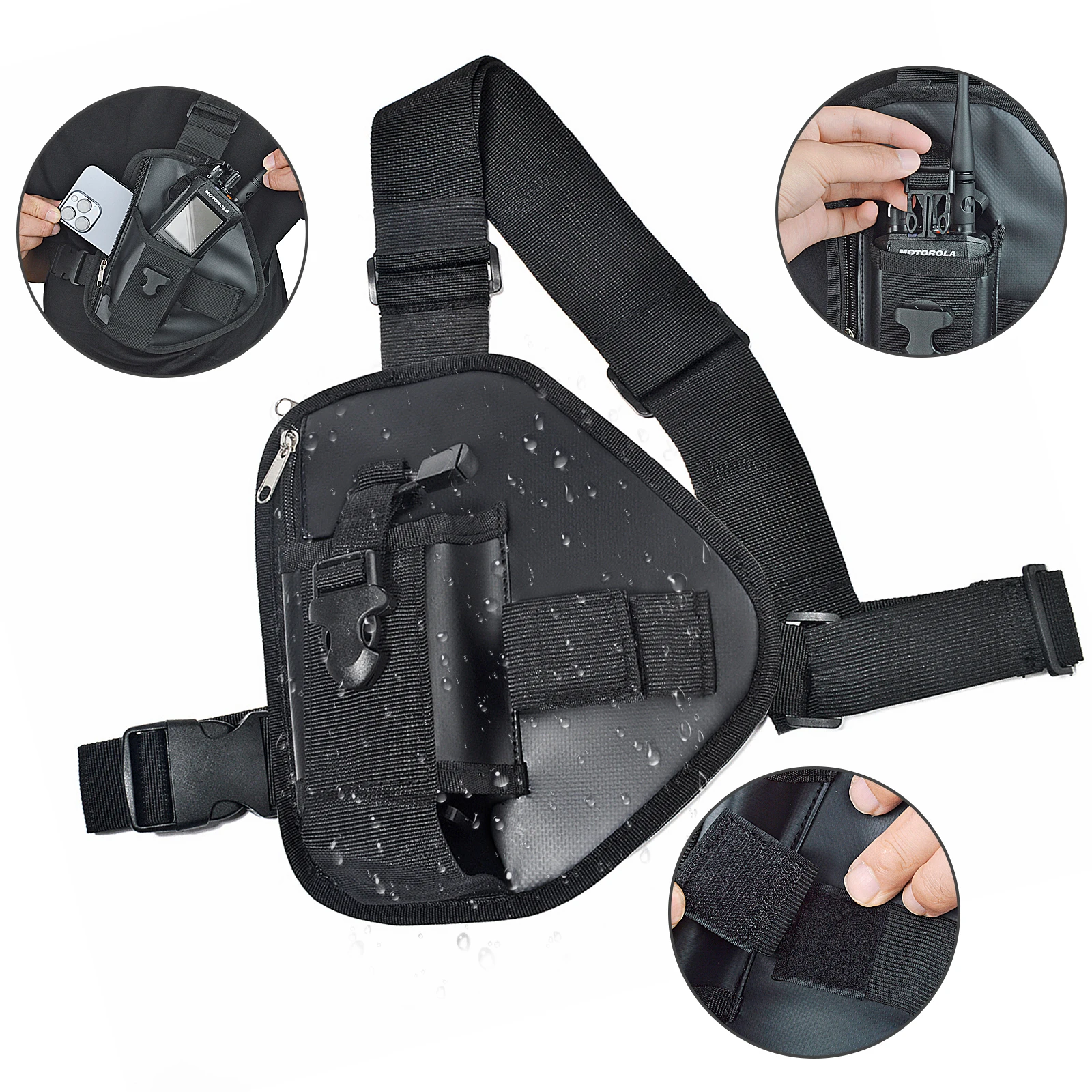  slider image of Universal Radio Chest Pack,Tactical