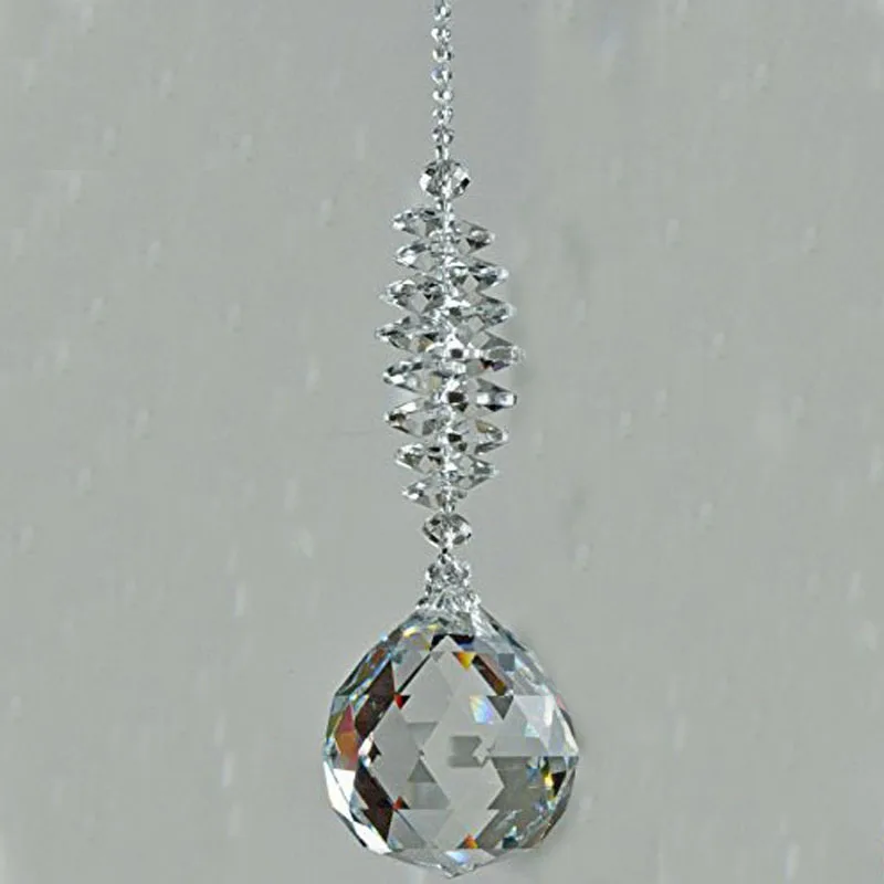 Crystal Ball Prism Suncatcher Rainbow Pendants Maker Hanging Crystals Prisms for Windows Home Garden Christmas Day Party Wedding sun catcher crystal pendant sun catchers window ornament