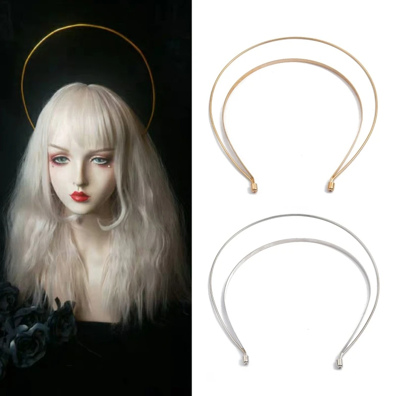 Hair Accessories Bridal Hair Accessories Gold Silver Head Band Metal Hairwear Hair Bands Blank Base Setting Women Wedding Jewelry Making Components DIY