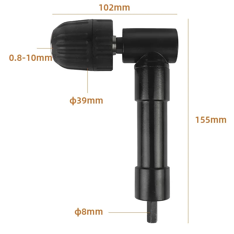 Adaptador De Portabrocas De Metal Sin Llave, Rosca 3/8 24UNF, 0,8mm