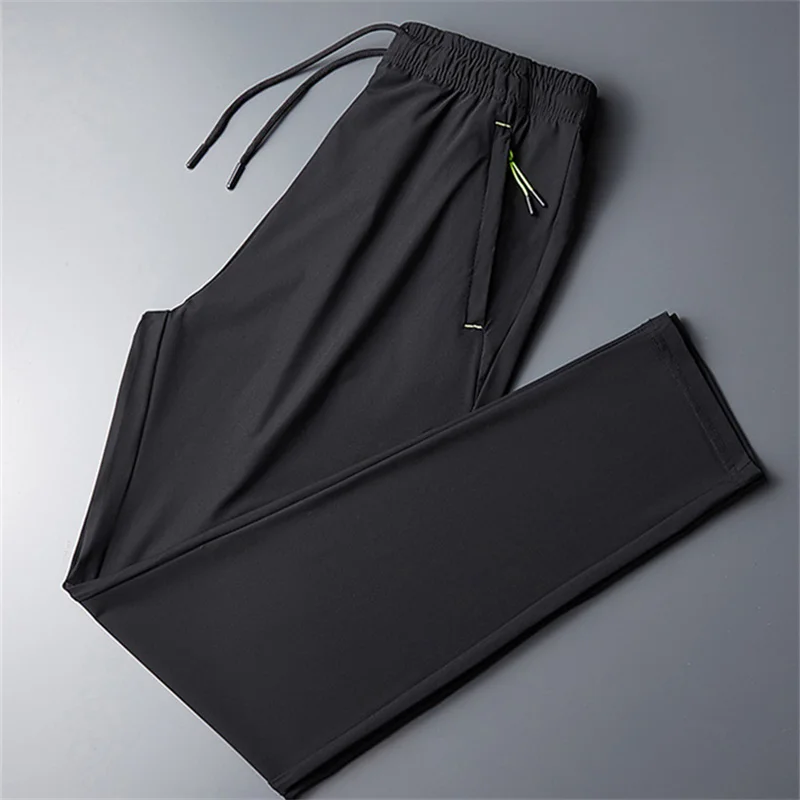 Plus Size 8xl 7xl 6xl Men Sports Pants Quick-Drying Men's Trousers Joggers Sportswear Solid Sweatpants Male Elastic 3