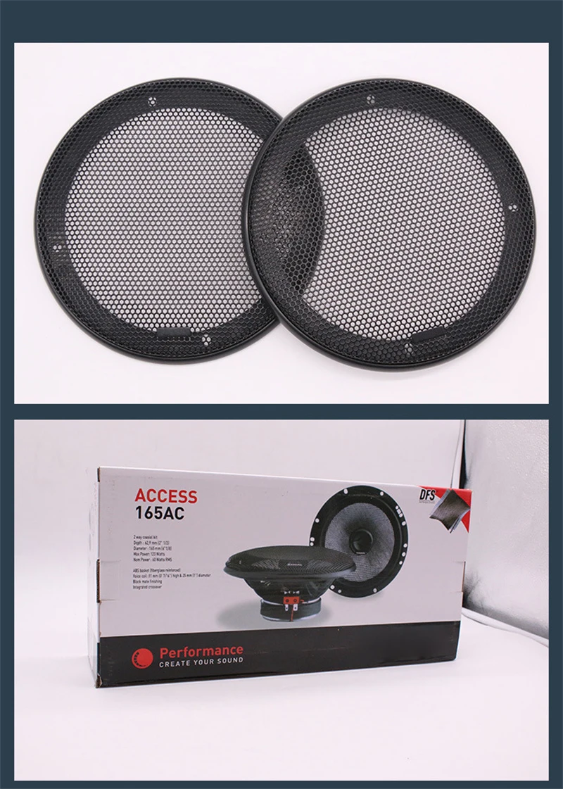 Car Audio Speaker Adapter Car Coaxial Horn 165AC 6.5