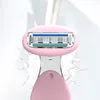 Portable Women's Safety 4-Blades Shaving Razor Body Face Bikini Underarm Hair Removal Manual Shaver Tool With Travel Case 6
