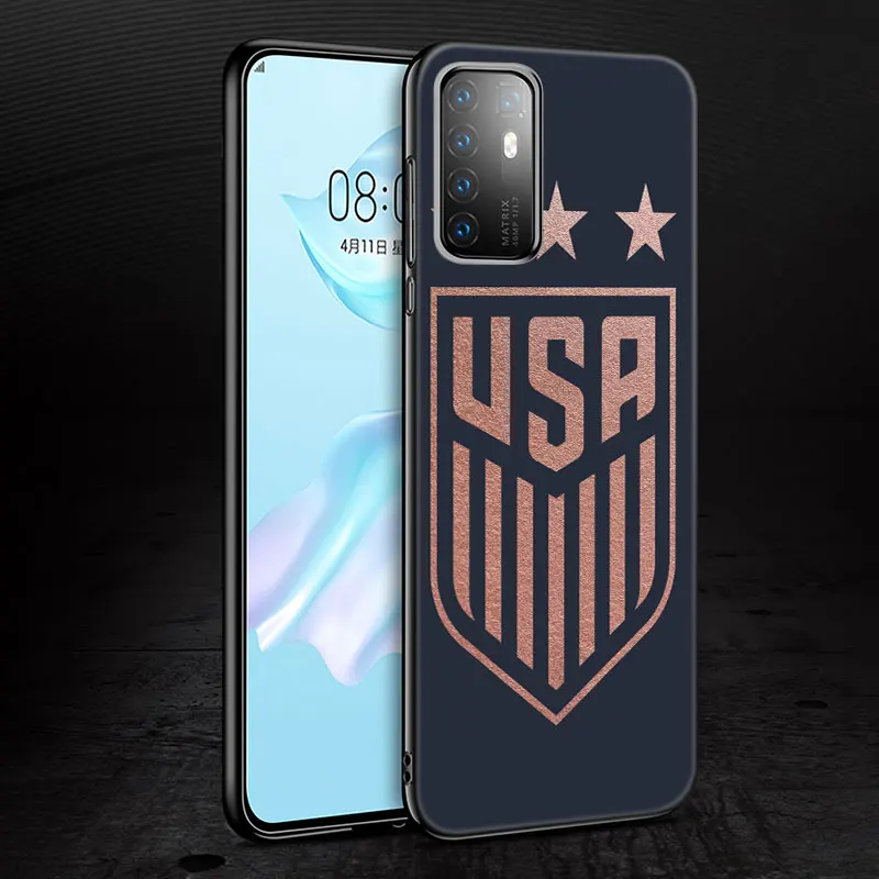 America USA Flag Phone Case For Huawei P50 P40 P30 P20 P Smart Z S Pro P10  P9 P8 Lite 5G E 2021 2020 2019 2018 2017 Black Cover - AliExpress