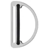 Scuba Dive D Ring Weight Belt Stopper Slider Keeper With D-Ring Harness Retainer Stopper Buckle Silver For Webbing Diving Sport 2