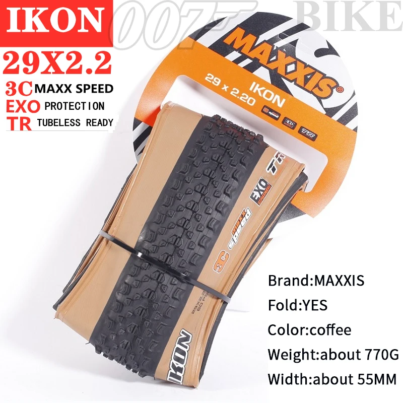 MAXXIS IKON Folding MTB Bicycle Tire 26x2.20 27.5x2.20 29x2.20/2.35  Original Mountain Bike Tyre XC Off-road Cycling Part