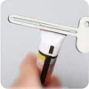 5Pcs Stainless Steel Toothpaste Tube Squeezers Metal Key Toothpaste Squeezers For Bathroom Hair Dye Cosmetic Tubes Squeezer 3