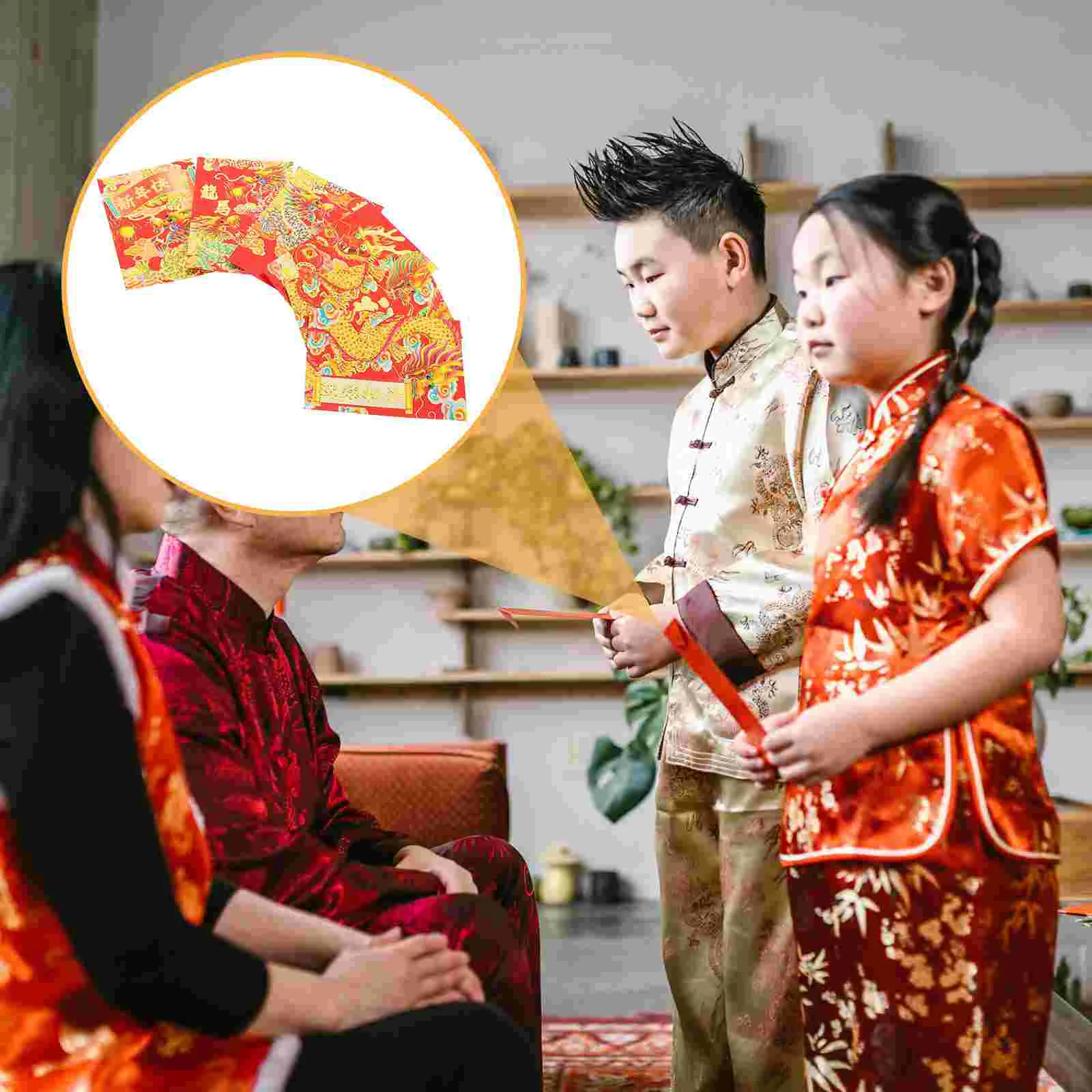 

Chinese Red Envelope New Year Red Packet Hong Bao Lucky Money Holder The Dragon Year Red Envelope New Year Red Envelope