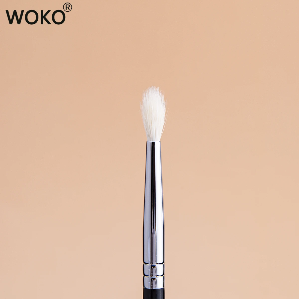 

E1 Small Crease Brush Goat Hair Fluffy Crease Brush Mini Pointed Eyeshadow Blending Makeup Brushes Precise Crease Makeup Tools