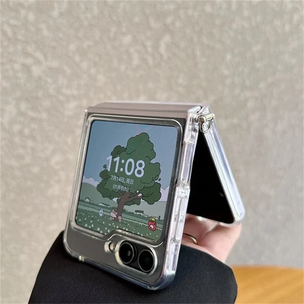 Clear Silicone Cover with Metal Buckle and Loadable Lanyard