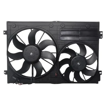 Replacement Engine Radiator Cooling Fan Assembly for 2006-2013 A3 2005-2016 Jetta 2006-2014 GTI 2006-2018 Passat 2012-2019 Beet 1