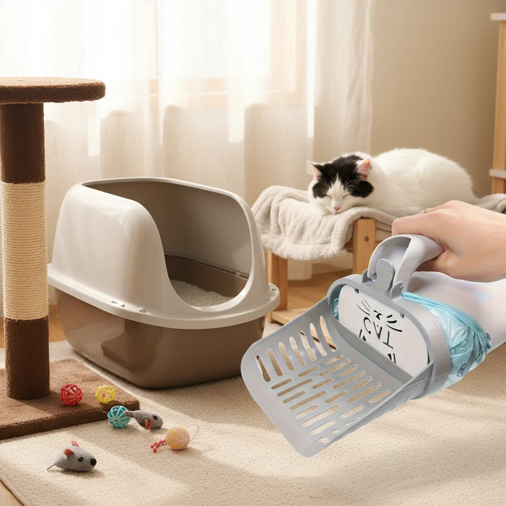 All-in-One Cat Litter Management System