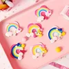 6pcs Nordic Rainbow Hanging Hook Adhesive Key Holder Wall Mount Sticky Hanger for Clothes Towel Home Decoration Accessories 4