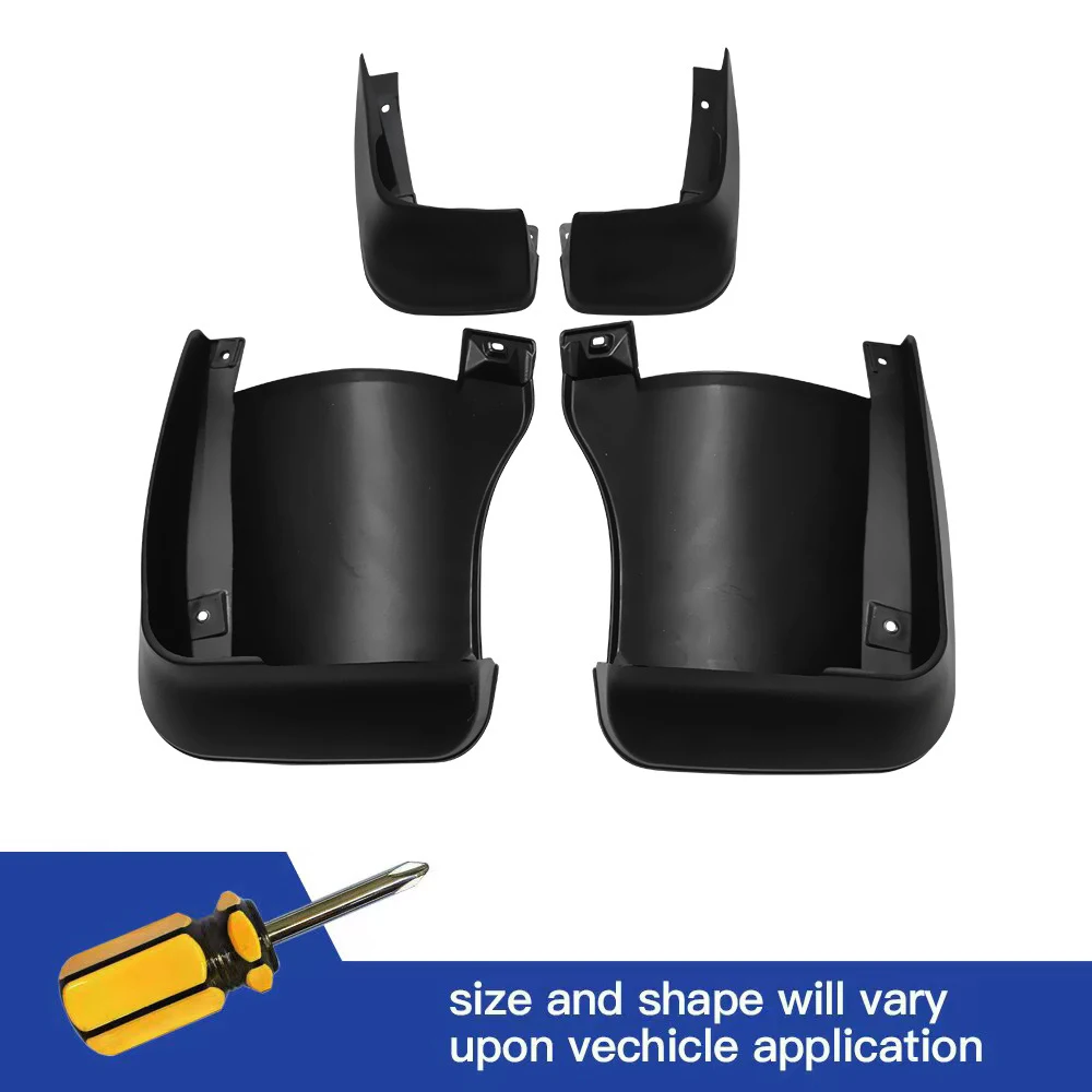 

4Pcs Front & Rear Mud Flaps Splash Guards Mudguards Black Fit For Honda Spirior 2009 2010 2011 2012 2013 2014