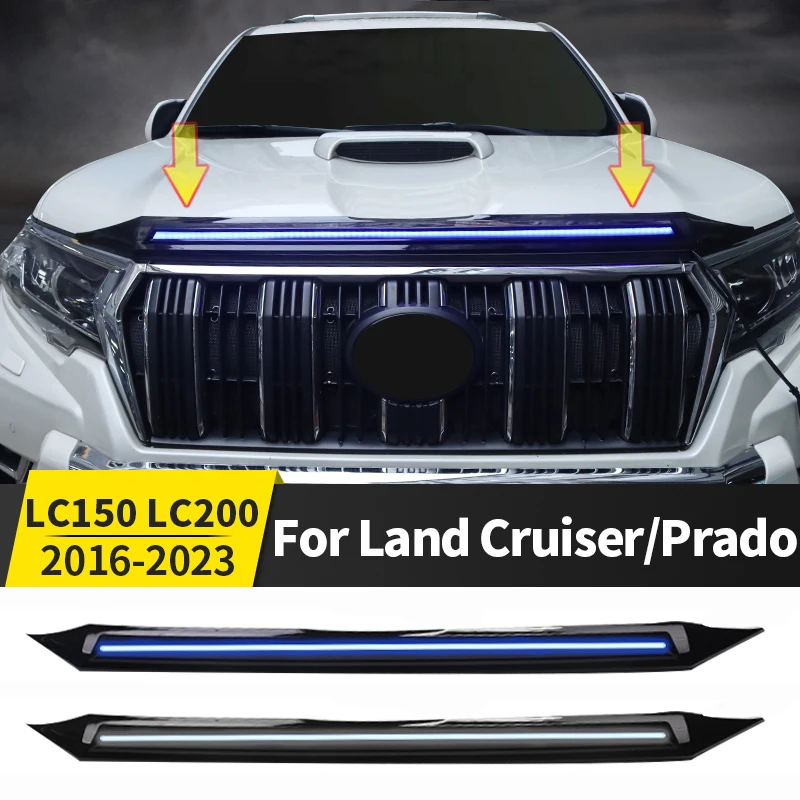 

For Toyota Land Cruiser Prado 150 200 Lc150 LC200 Modification Accessories Led Warning Decorative Light Daytime Running Lamp