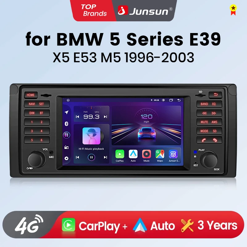 Android dubbele DIN autoradio navigatie met Carplay Wireless Android Auto 7 inch scherm touchscreen 2 Din Bluetooth/GPS navigatie/FM RDS Radio Car Multimedia Player, WiFi/USB/achteruitrijcamera