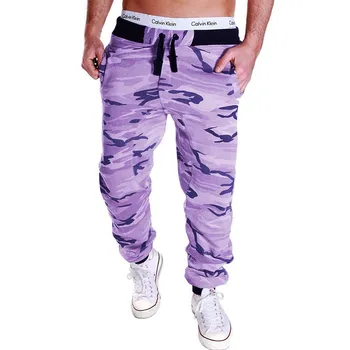 2021 Spring New 7 Colors Men Camouflage Trousers Jogging Trousers Sports Pants Fitness Sport Jogging Army Plus Size S-3XL