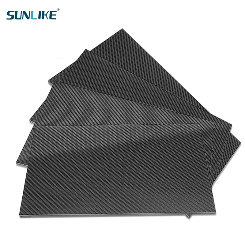 

200MM X 400MM 3K Pure Carbon Fiber Board Panel High Strength Composite Hardness Material 0.25MM-6.0MM Thick Matte Surface