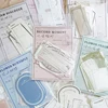 Journal GO 30pcs/lot Embrace The Summer Vintage Simple Border Memo Pad Material Paper Creative DIY Journal Collage Stationery 2