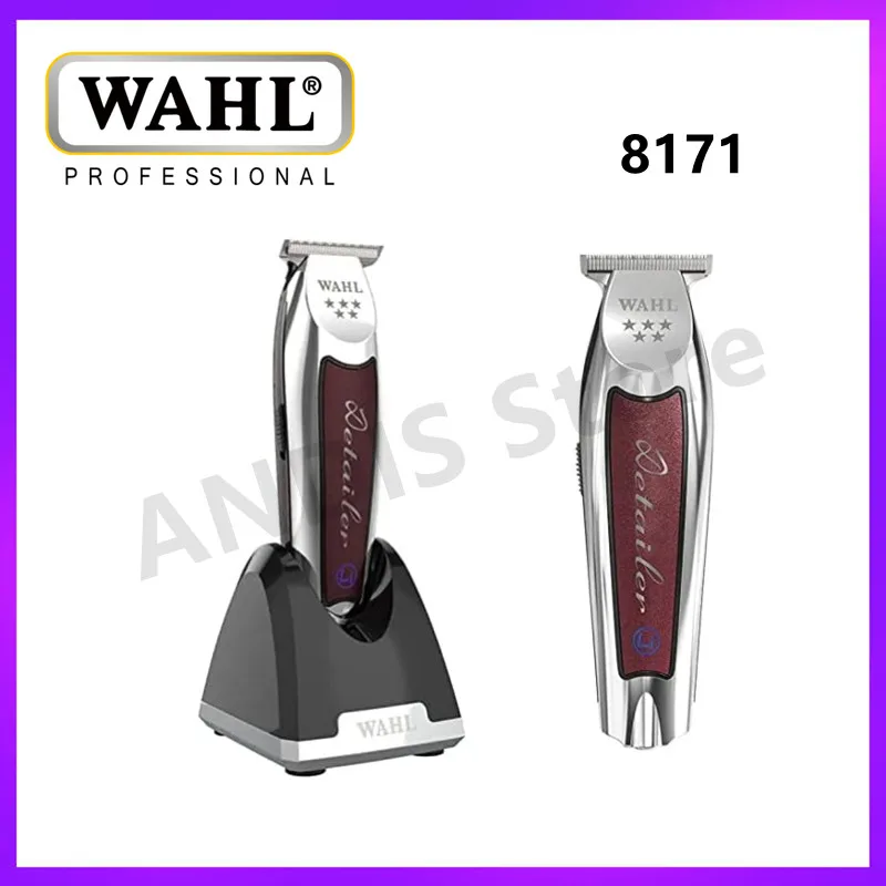 Original Wahl 8171 Professional 5 Star Cordless Detailer Magic Clip Hair Clipper The Trimmer for Men Barber Hair Cutting Machine триммер wahl cordless detailer gold li 5v 8171 716 золотистый