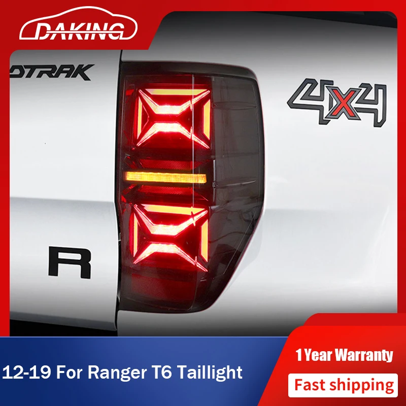 

Автомобильный светодиодный задний фонарь для Ranger T6 2012-2019, задний фонарь s, модификация в сборе, DRL лента, поворосветильник, движущийся сигнал поворота