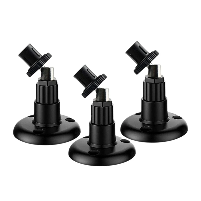 3Pcs Montaggio A Parete Verticale Robusto Regolabile Staffa Per Telecamera Di Sicurezza Domestica Supporto Per Interni Da Esterno Per Blink Outdoor Du