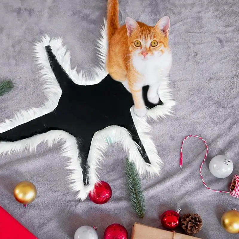 Fried Cat Rug Christmas Decor Cat Area Rug LED Light Funny Christmas warm Lights Decoration Aunt Fried Pussycat For Bedroom